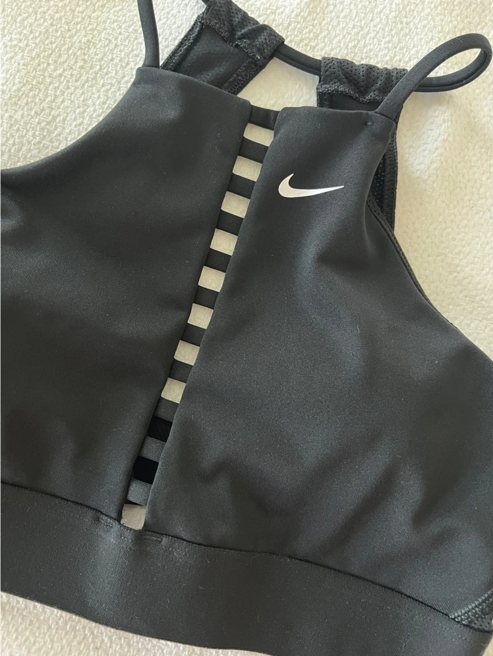 Nike Women’s Indy Lattice Sports Bra Style AR8846-010, Size M, Light Support